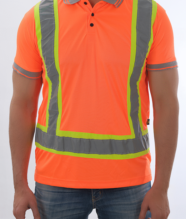 Neon Orange Polo
